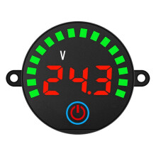 5-55V Battery Capacity Indicator,DC5-55V Leads Acid Battery Tester Battery Charge Levels Red