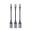 Highly Speed USB C USB Adapter OTG USB c Cable Data Syncing Androids Phone Wide Multicolor 3pc 1