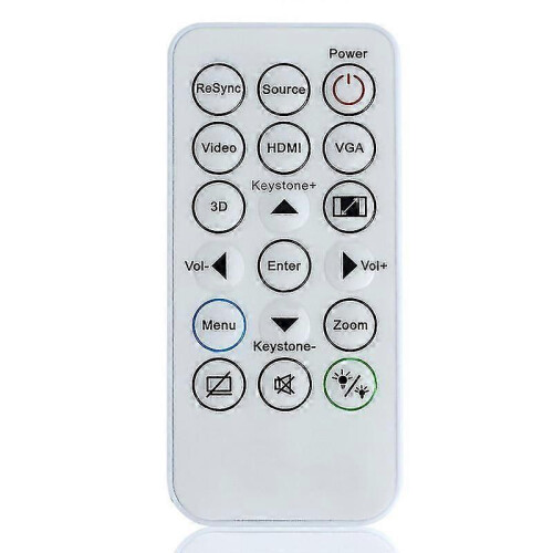 Universal Projector Remote Control, 8m Range, Compatible Optoma S315 X312 Oex952 Hef973 A309/S315