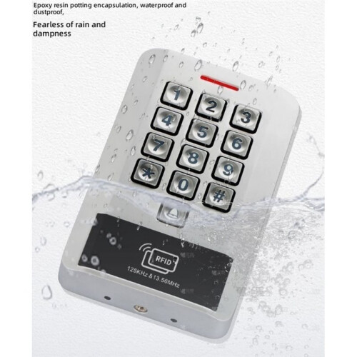Waterproof Metal RFID Access Control System: 125kHz  Keypad Reader / Standalone Controller 1