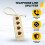 RJ11 6P4C un 6P4C 4 Modo Telefono Linea Componibile Splitter Adattatore - Beige 2