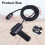 38626 Hand Held Winch Remote Controller Fit for WARN CE M8000 M8274 Winches Handheld Corded Control Device 6