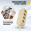 RJ11 6P4C un 6P4C 4 Modo Telefono Linea Componibile Splitter Adattatore - Beige 3