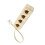 RJ11 6P4C un 6P4C 4 Modo Telefono Linea Componibile Splitter Adattatore - Beige 9