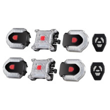 1Set Turn Signals Tail Light for Bicycles,USB Rechargeable Ebike Turn Signal Kit with Wireless Remote Control Waterproof
