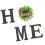 Home Letters with Artificial Wreath Garland for Housewarming Wedding Nursery 5