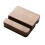 Supporto da tavolo in legno per cellulare, colore nero, noce. 4