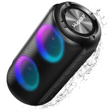 Hupoaf 20W Portable Bluetooth Speaker with Dual Drivers & Stereo Bass