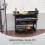 Durhand DURHAND 3-tier Tool Trolley Cart Roller Cabinet Garage Workshop with Drawer 6