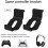 Supporto da parete per controller di gioco Bearde, supporto mobile per cuffie - Bearde4 Game 5