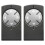2pcs 433.92MHz Gate Remote Control Universal Replacement for Powertech PR2 PR1 PR4 Electric Gate Key Fob Transmitter 2