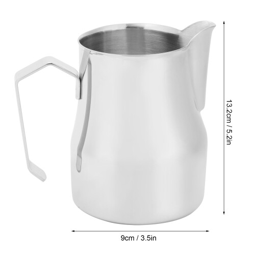 Edelstahl Kaffeekanne 750ml spitz lange Tülle 2