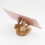 Supporto per tablet in legno, supporto per telefono, 2 pezzi, beige, design alce 2
