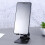 Desktop Phone Cradle Lazy Double Folding Bracket Easy Black Mobile Phone Office 8.70X7.00X6.70CM 2