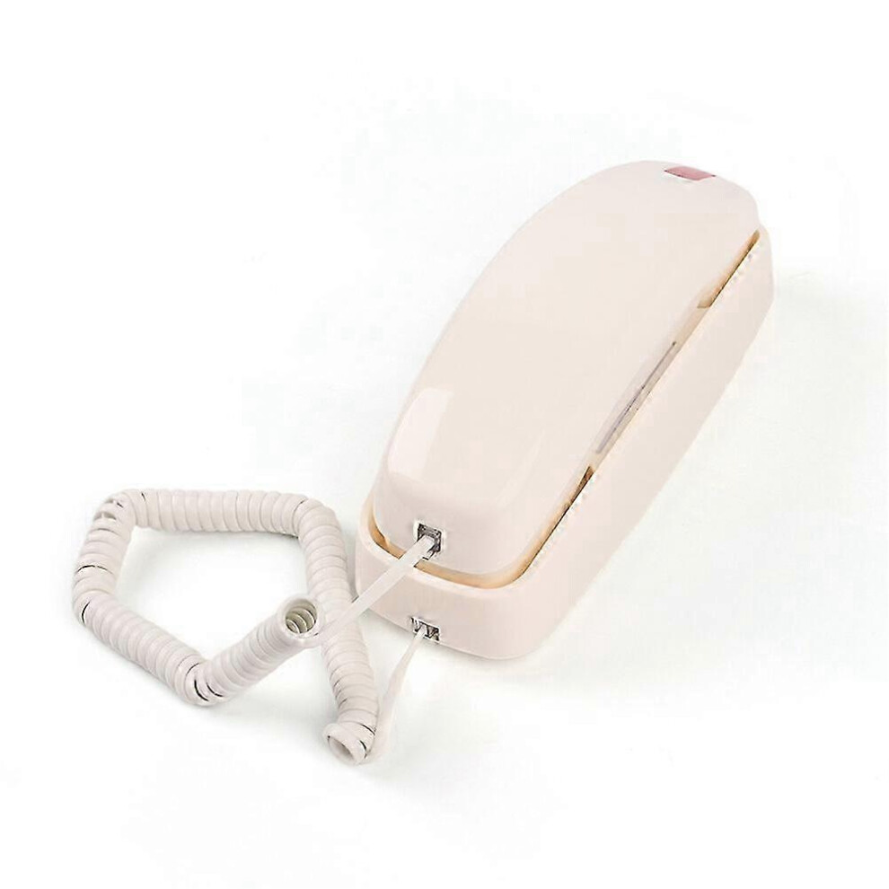 Corded Landline Phone Big Buttons, Wall Mountable, Battery Free, Pink ...