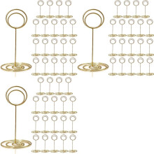Porte-Numéros de Table 60 Pièces - Porte-Cartes de 3,35 Pouces Porte-Numéros de Table pour Réception de Remise des Diplômes de Fête de Mariage B
