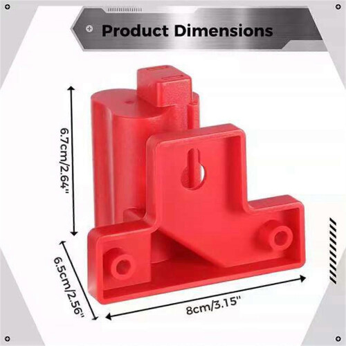 Tool Holder Mount 12V Drill Tool Hanger Plastic Drill Tool Mount 12V Tool Holder Dock Hanger 4 2