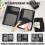 6PCS Compression Packing Cubes Travel Accessories Expandable Packing Organizers, Grid Style Compression Storage Bags 7