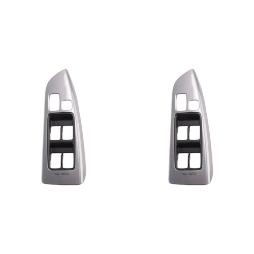 2X Car Front Left Window Glass Button  Panel Cover Frame for  Land  Prado 120 LC120 2003-2009 1