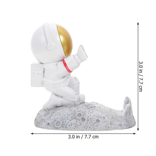 Support de téléphone astronaute en résine, 1 pièce 1