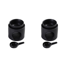 2X 3 en 1 Calmer le Four à Huiles Essentielles 100 Ml Parfum de Maison Poêle Bougie Chauffage Encensoir Céramique Brûleur D'Encens