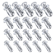 80Pcs M 4 M5 M6 M8 Rivet Nuts Assortment Kit - Carbon Steel Riveting Nuts for Metal, Frames, Cabinets & Signage