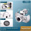 Adjustable Faucet Angle Bent Foot Eccentric Screw Angle Faucet Adapter Shower Conversion Foot Corrector Accessories 6