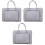 Laptop Storage Bag Felt Portable Container for 3Pcs Business Use 3
