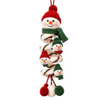 Beginner Friendly Christmas Crochet Kit - DIY Handmade Yarn Project for Spiral Ornaments - Easy Crafting Fun A