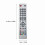 Sharp Aquos TV Remote Control Replacement, Smart Portable Size Remote for Sharp TVs silver 3