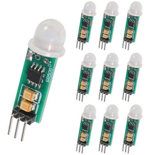 10pcs SR505 Mini PIR Motion Sensor Module IR Pyroelectric Infrared Detector Green 2