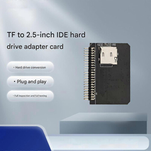 Black IDE Adapter Card For Secure Digital Card Integration With Ultra DMA Compatibility Multicolor 1