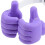 Cartoon Phone Holder Thumbs Brackets for Tabletop Use 2Pcs Set 4