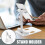 Silver Phone Support Aluminium Alloy Desktop Stand for Holding Phone 1Pcs 5