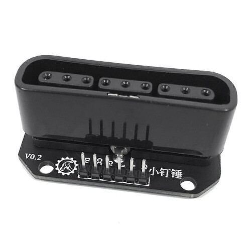 2PCS PS2 PS3 Handle Adapter Board Controller Handle Adapter Plate Robot Car STM32 Arduino 51 Black 2
