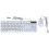 Gaming Keyboard Mouse Combo for Computer 1Set Wired White Keyboard Mouse 4