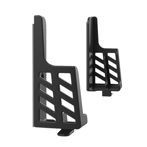 Support mural pour tablette/téléphone portable (4 emplacements pour cartes), double angle, noir 1