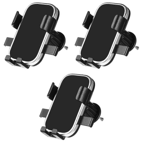 Supporto per telefono da auto in plastica, set da 3 pezzi per cruscotto. 2
