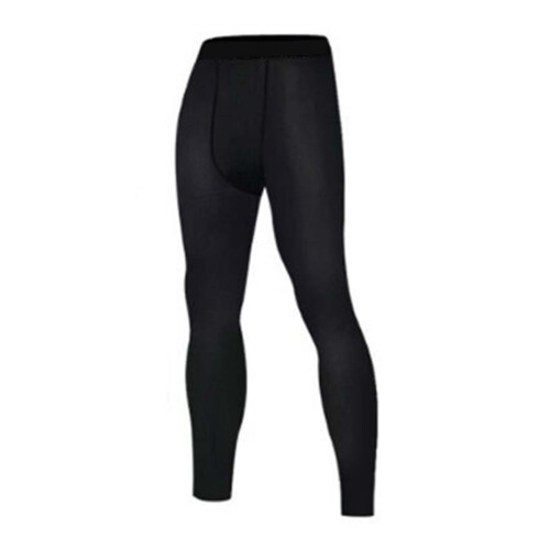Laufhose Herren Kompression Schwarz 1