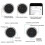 Car Bluetooth Controller Mobile Phone Multimedia Steering Wheel Remote Controller Black 3