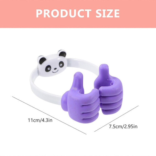 Cartoon Phone Holder Thumbs Brackets for Tabletop Use 2Pcs Set 1