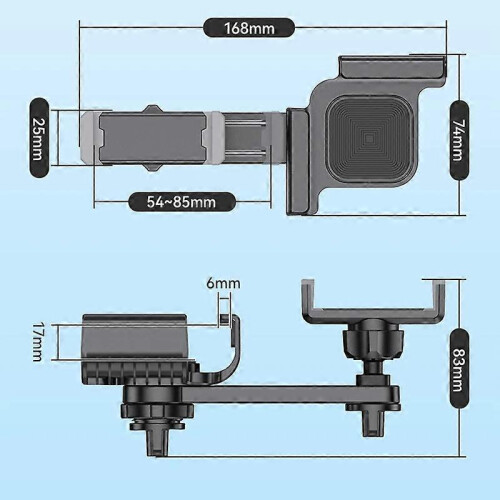 SHUNWEI Car Navigation Screen Floating Mobile Phone Holder Clip Type Not Specified 2