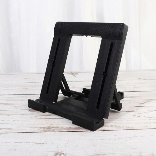 Mini Phone Bracket Adjustable Phone Holder for 1Pcs Black Folding Desktop Use 2