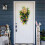 Spring Summer Wreath Artificial Leaf Flower Wreath Front Door Garden Wedding Party Multicolor 4