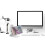 Table Phone Holder Non Slip and Stable for Desktop Use 1Pc White 7x6cm 4