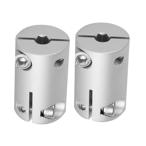 Generic Flexible Shaft Coupling, Aluminium Alloy Coupler for Power Transmission, Shaft Accessory 2