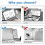 Support magnétique pour téléphone/écran, support latéral pliable pour ordinateur, js SZRH AS 4