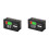 2X Battery Charge Level Lithium Battery Meter Test Display LED Tester Dual USB DC 8-30V Black 2