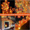 2 Pack Fall Enlarged Maple Leaf Fall Lights Leaf 20Ft 40LED Lights Battery Operated Fall Home 5