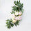 guirlandes de fleurs rustiques pour arche de mariage, centre de table, feuilles vertes roses 2